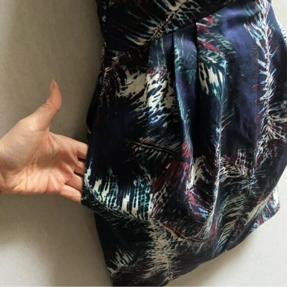 Club Monaco Nelly strapless mini dress with pockets Sz 0 - Picture 8 of 15